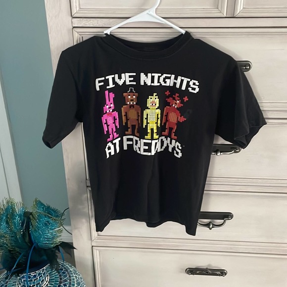 Other - Youth Five nights at Freddy’s 3D pop art canvas shirt small